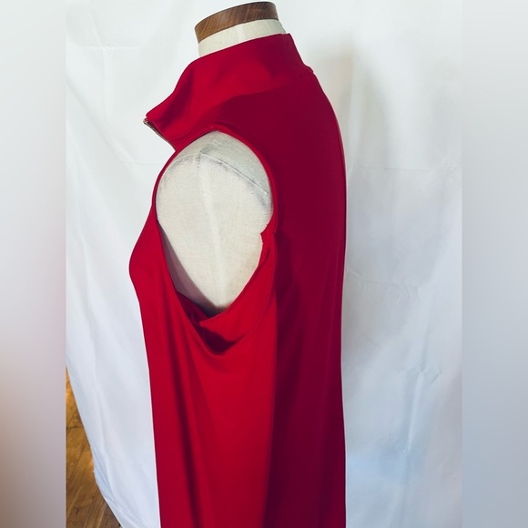 Red Zippered Women's Dress MSK Womens M - Picture 8 of 11